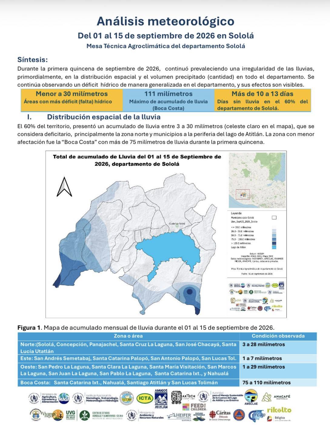 Mapa cartográfico 13 de la MTA Sololá