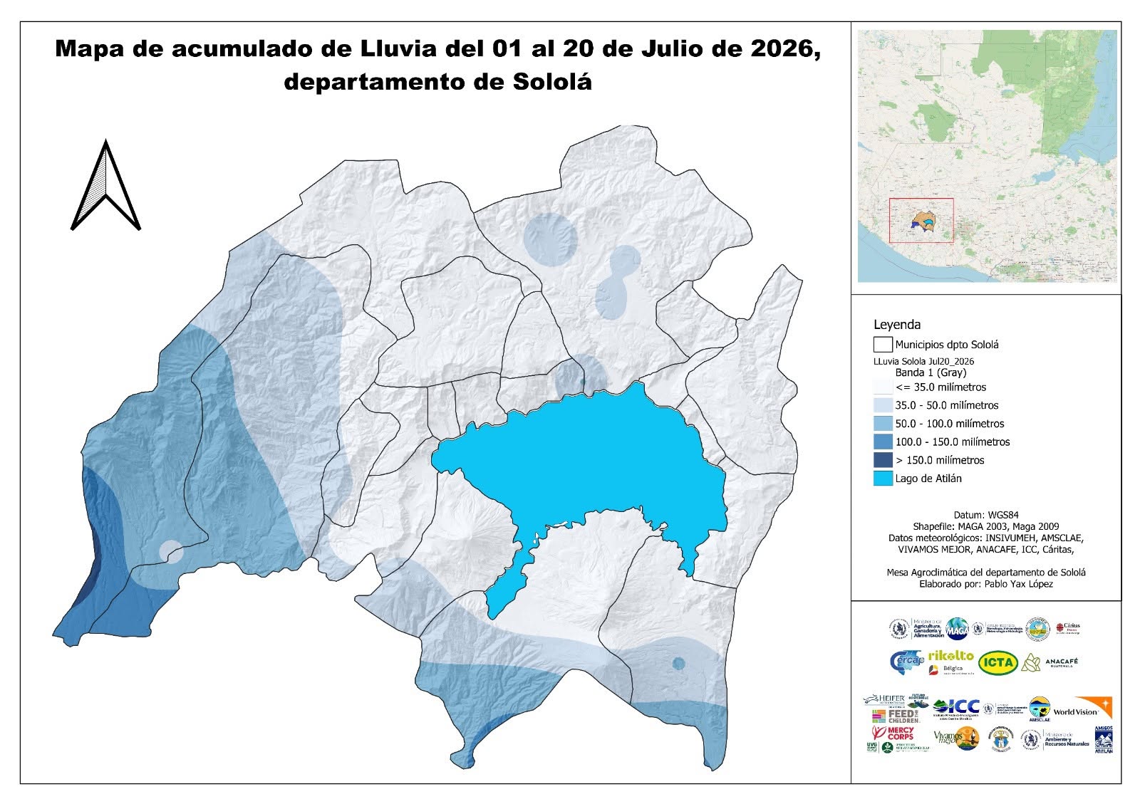 Mapa cartográfico 4 de la MTA Sololá