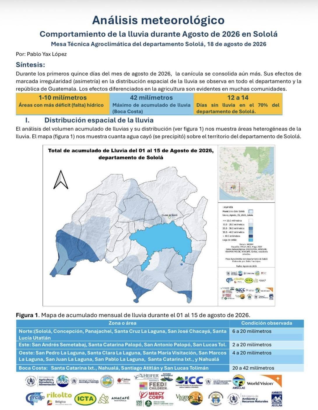 Mapa cartográfico 9 de la MTA Sololá